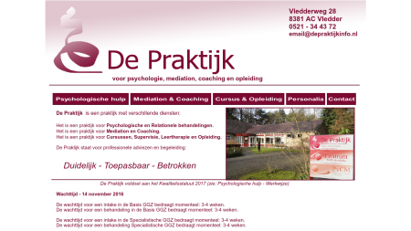 Praktijk voor Eerstelijns Psychologie en Psychotherapie De