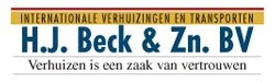 Logo Beck & Zn Verhuisbedrijf  BV H J