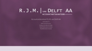 logo Delft aa Accountantskantoor  R J M van