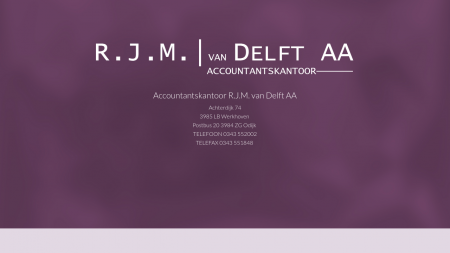 Delft aa Accountantskantoor  R J M van