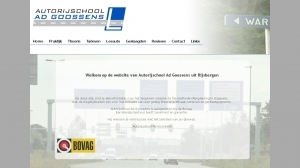 logo Autorijschool Ad Goossens