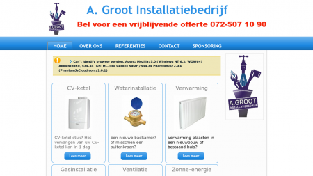 Groot Installatiebedrijf A