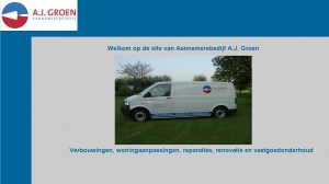 logo Groen BV Aannemersbedrijf A J