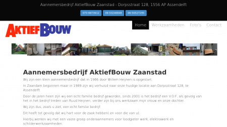 Aktiefbouw Zaanstad Heijnen Aannemersbedrijf