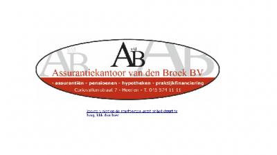 logo Broek Assurantiekantoor  vd