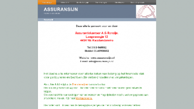 logo Ransijn Assurantiekantoor  A G