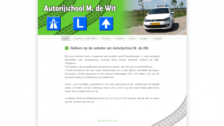 Wit Autorijschool M de