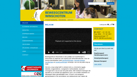 Beweegcentrum Winschoten Fysio- en Manuele Therapie