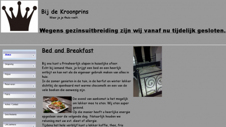 B. & B. bij de Kroonprins