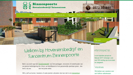 Hoveniersbedrijf - en Tuincentrum Binnenpoorte VOF