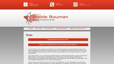 Bodde Bouman Sportcentrum