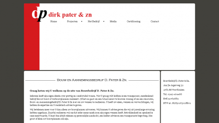 Bouwbedrijf en Aannemingsbedrijf Dirk Pater & Zn