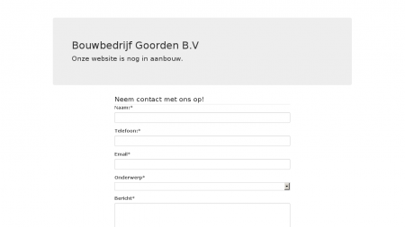 Bouwbedrijf Goorden BV