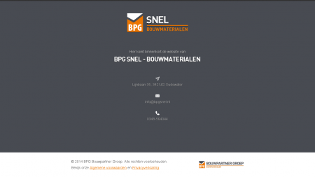 BPG Snel Bouwmaterialen