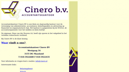 Accountantskantoor  Cinero BV