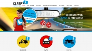 logo Clarien Auto- en Motorrijschool