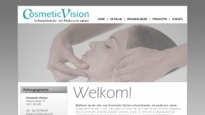 logo Cosmetic Vision Schoonheids- en Pedicuresalon