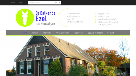 Balkende Ezel Bed & Breakfast De