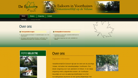 Esdoorn Bungalowverhuur De