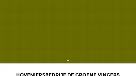 Hoveniersbedrijf  De Groene Vingers