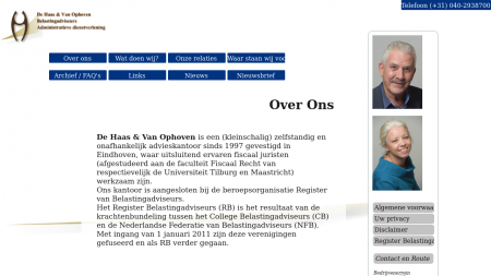 Haas & Van Ophoven Belastingadviseurs Administratieve Dienstverlening De