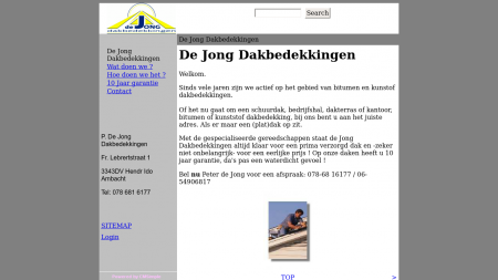 Jong Dakbedekkingen P de