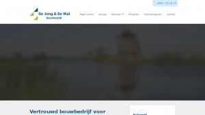 logo De Jong & de Wal Bouwbedrijf