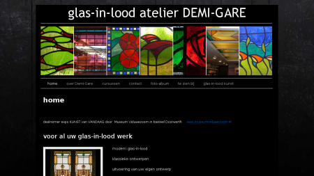 Demi-Gare Glas in Lood Atelier