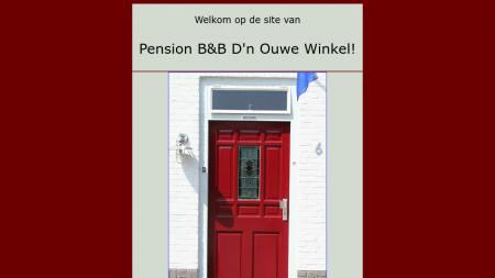 Ouwe Winkel Pension D'n