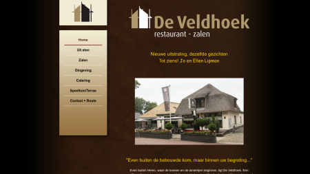 Veldhoek Restaurant -Zalen De