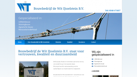 Bouw- en Aannemersbedrijf De Wit IJsselstein BV