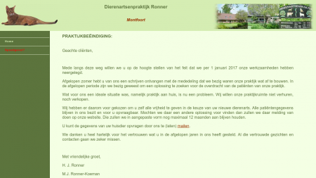 Dierenartsenpraktijk Ronner