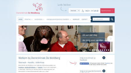 Dierenkliniek/Arts De Woldberg Steenwijk/Havelte/Oldemarkt/Vollenhove