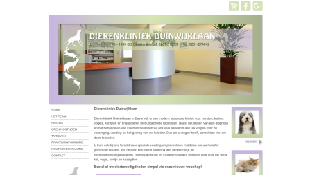 Dierenkliniek Duinwijklaan