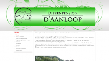 Aanloop Dierenpension d'