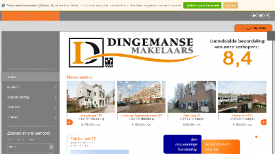 logo Dingemanse Makelaars  NVM