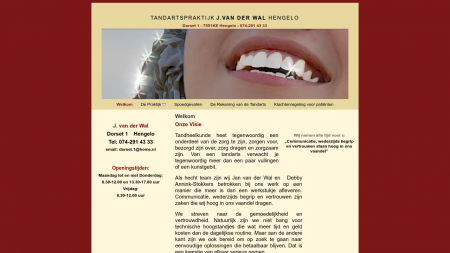 Tandarts  vd Wal J