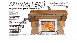 logo Brechtje Verberne & Drukmakerij - Workshops Grafiek