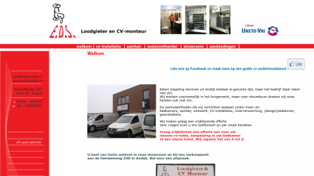 Loodgieter  en CV monteur E Degeling Services EDS