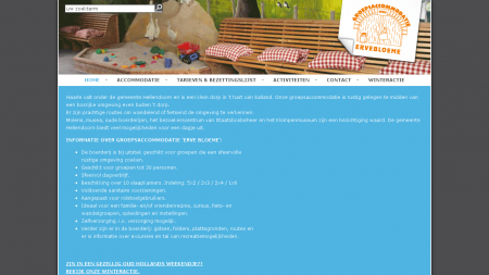 Vakantieboerderij Salland B&B/Groepsaccommodatie ERVE BLOEME