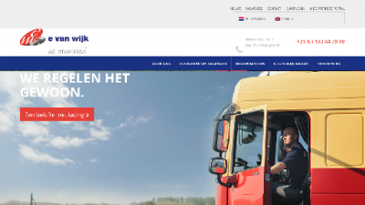 logo E van Wijk Logistics BV