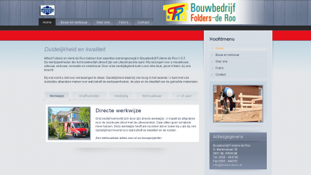 Folders - De Roo Bouwbedrijf