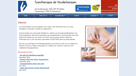 Fysiotherapie Beilen De Vonderkampen