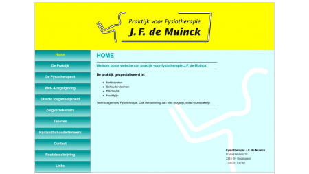 Praktijk voor Fysiotherapie J F de Muinck