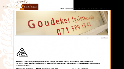 logo Goudeket Maatschap voor Fysiotherapie