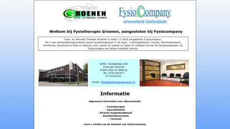 Fysiocompany P J W Groenen