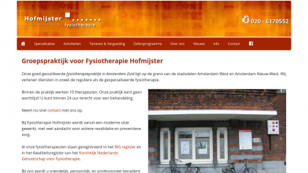 Hofmijster Groepspraktijk voor Fysiotherapie