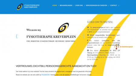 Fysiotherapie Kreverplein Tilburg-Noord