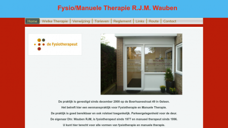 Fysiotherapie & Manuele therapie R J M Wauben