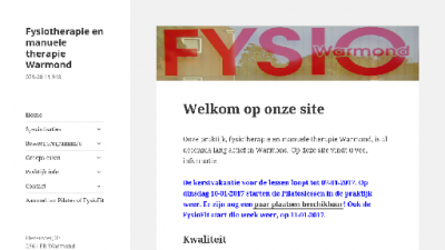 logo Fysio- en Manueletherapie Warmond